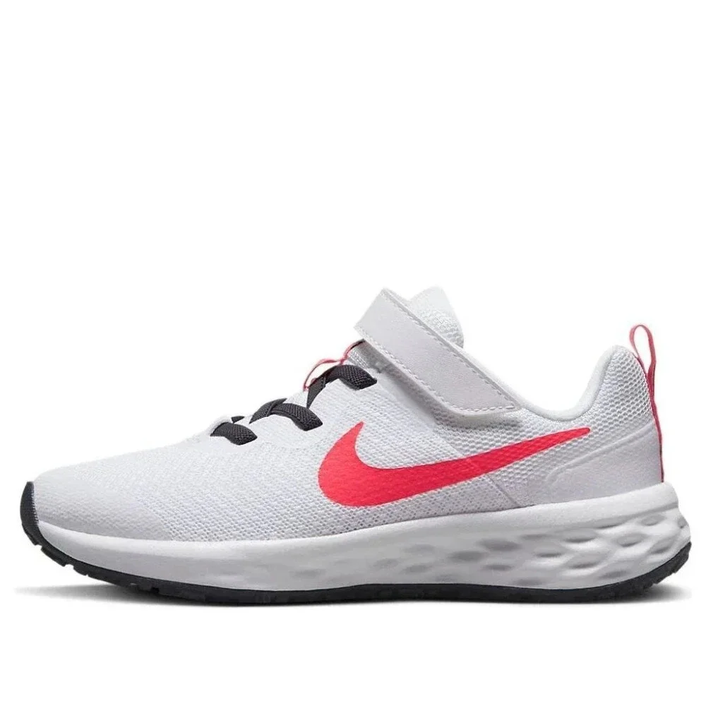 Nike Revolution 6 DD1095-101 Sneakers Kids US 2.5 White Running Shoes RHS9233